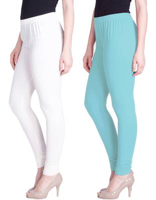  Lyra Multicolour Free Size Churidar Leggings 1