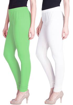  Lyra Multicolour Free Size Churidar Leggings 1
