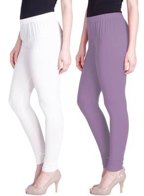  Lyra Multicolour Free Size Churidar Leggings 2