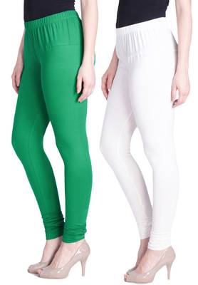  Lyra Multicolour Free Size Churidar Leggings 1