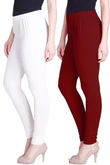  Lyra Multicolour Free Size Churidar Leggings
