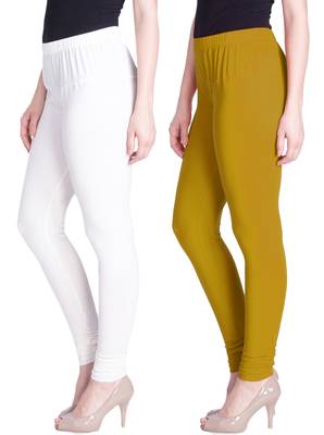  Lyra Multicolour Free Size Churidar Leggings 2