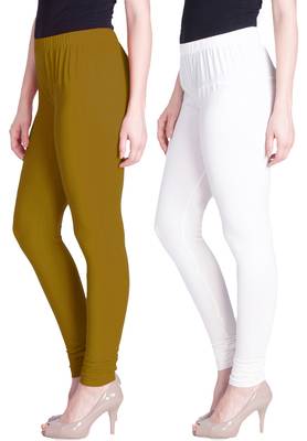  Lyra Multicolour Free Size Churidar Leggings 1