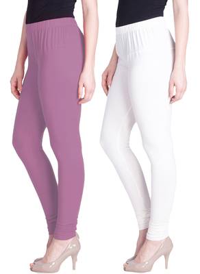  Lyra Multicolour Free Size Churidar Leggings 1