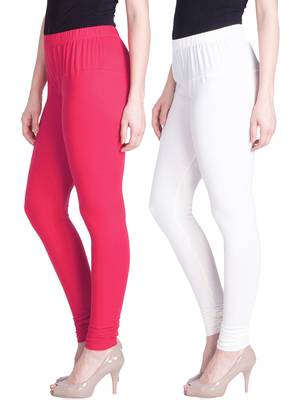 Lyra Multicolour Free Size Churidar Leggings 2