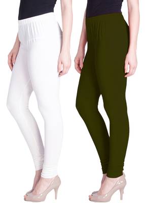  Lyra Multicolour Free Size Churidar Leggings 1
