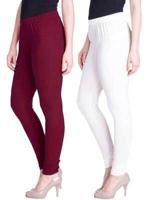  Lyra Multicolour Free Size Churidar Leggings 1