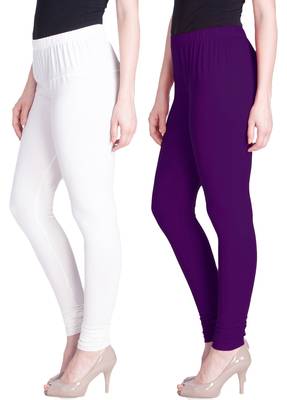  Lyra Multicolour Free Size Churidar Leggings 1