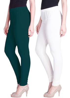  Lyra Multicolour Free Size Churidar Leggings 1