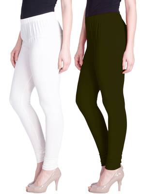  Lyra Multicolour Free Size Churidar Leggings 1