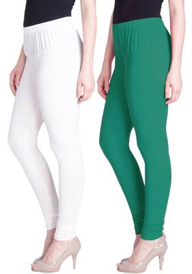  Lyra Multicolour Free Size Churidar Leggings 1
