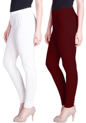  Lyra Multicolour Free Size Churidar Leggings 2