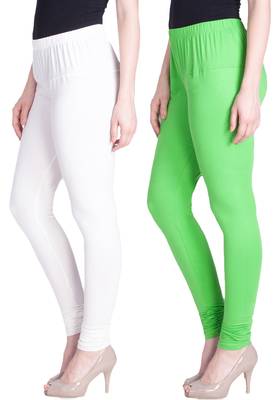  Lyra Multicolour Free Size Churidar Leggings 1