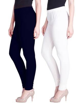  Lyra Multicolour Free Size Churidar Leggings 1