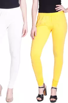  Lyra Multicolour Free Size Churidar Leggings