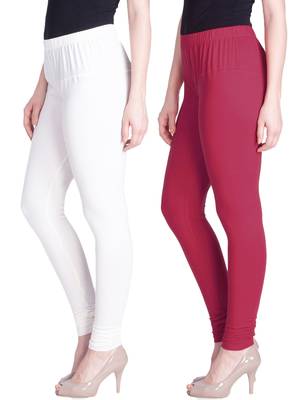  Lyra Multicolour Free Size Churidar Leggings 1