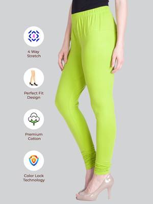  Lyra Multicolour Free Size Churidar Leggings 2
