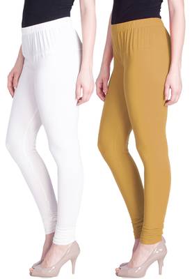  Lyra Multicolour Free Size Churidar Leggings 1