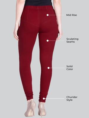  Lyra Multicolour Free Size Churidar Leggings 2