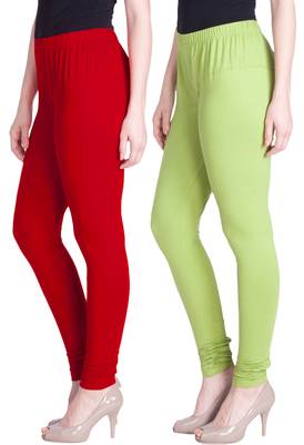  Lyra Multicolour Free Size Churidar Leggings 1