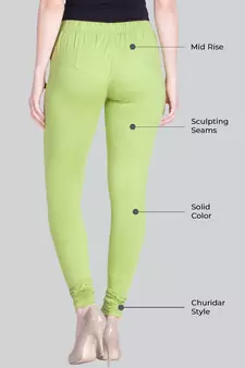  Lyra Multicolour Free Size Churidar Leggings