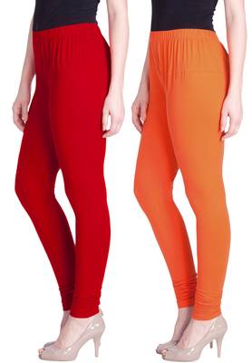  Lyra Multicolour Free Size Churidar Leggings 1