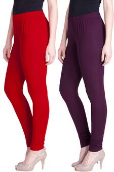  Lyra Multicolour Free Size Churidar Leggings