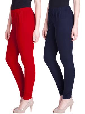  Lyra Multicolour Free Size Churidar Leggings 2