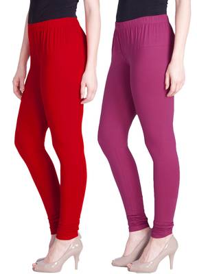  Lyra Multicolour Free Size Churidar Leggings 1