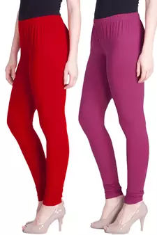  Lyra Multicolour Free Size Churidar Leggings