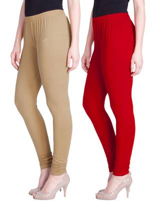  Lyra Multicolour Free Size Churidar Leggings 1