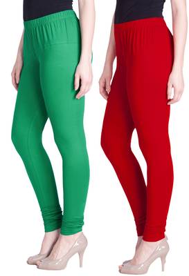  Lyra Multicolour Free Size Churidar Leggings 1
