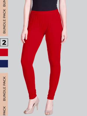  Lyra Multicolour Free Size Churidar Leggings 1