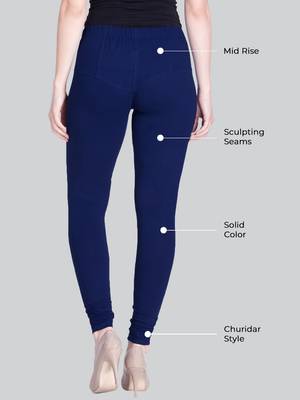  Lyra Multicolour Free Size Churidar Leggings 3