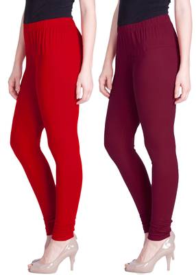  Lyra Multicolour Free Size Churidar Leggings 1