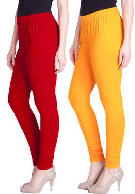  Lyra Multicolour Free Size Churidar Leggings 1