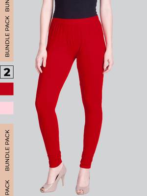  Lyra Multicolour Free Size Churidar Leggings 1