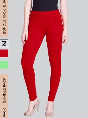  Lyra Multicolour Free Size Churidar Leggings 1