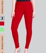  Lyra Multicolour Free Size Churidar Leggings