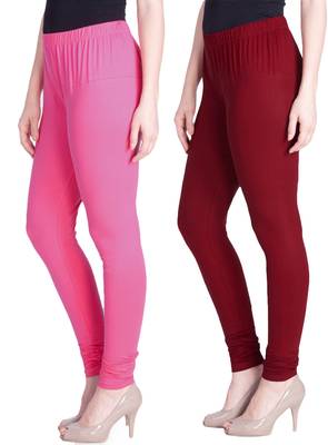  Lyra Multicolour Free Size Churidar Leggings 1