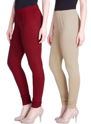  Lyra Multicolour Free Size Churidar Leggings 1