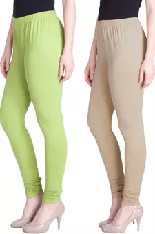  Lyra Multicolour Free Size Churidar Leggings