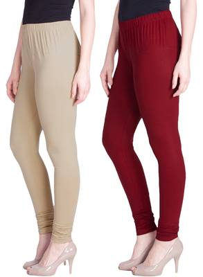  Lyra Multicolour Free Size Churidar Leggings 1