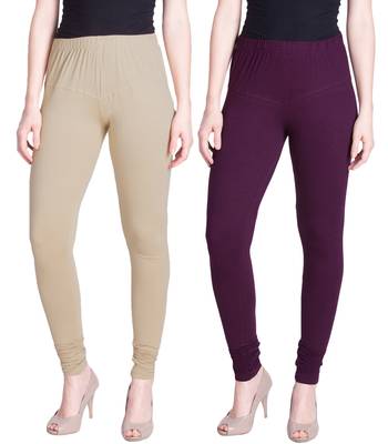  Lyra Multicolour Free Size Churidar Leggings 1