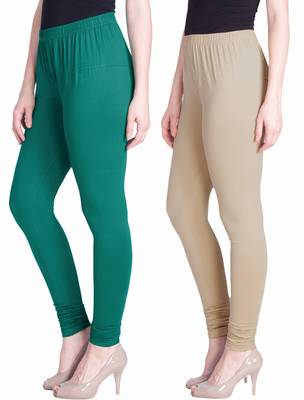  Lyra Multicolour Free Size Churidar Leggings 1