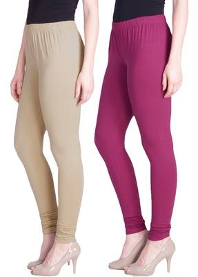  Lyra Multicolour Free Size Churidar Leggings 1