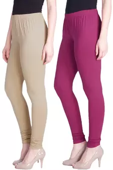  Lyra Multicolour Free Size Churidar Leggings
