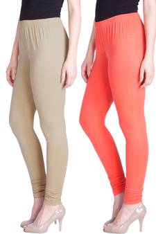  Lyra Multicolour Free Size Churidar Leggings