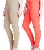  Lyra Multicolour Free Size Churidar Leggings