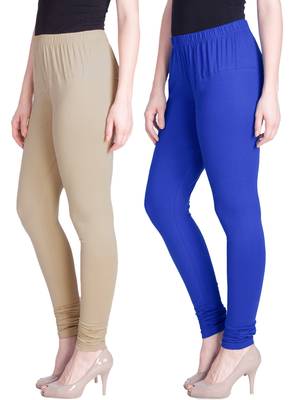  Lyra Multicolour Free Size Churidar Leggings 1